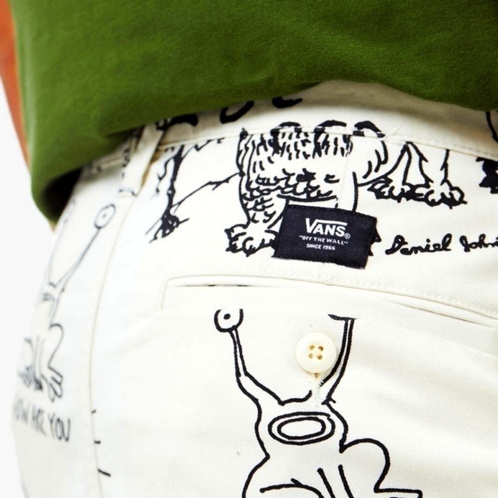 Men's x Daniel Johnston Authentic Chino Pants size 30 - Picture 6 of 7